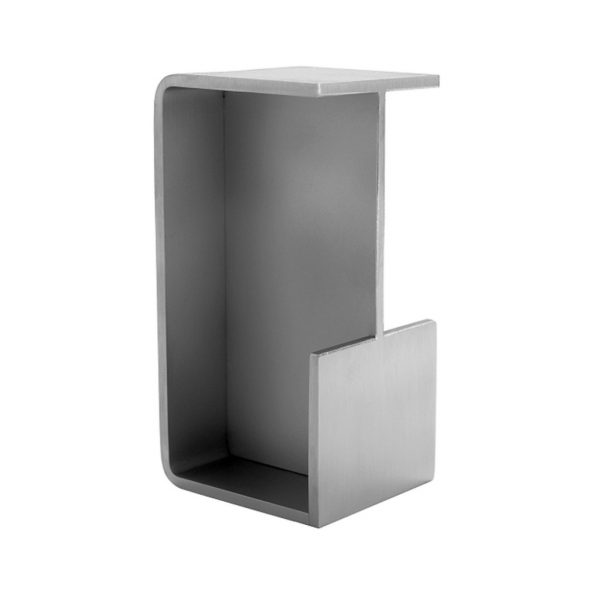 Poignées inox rectangulaire pour porte coulissante